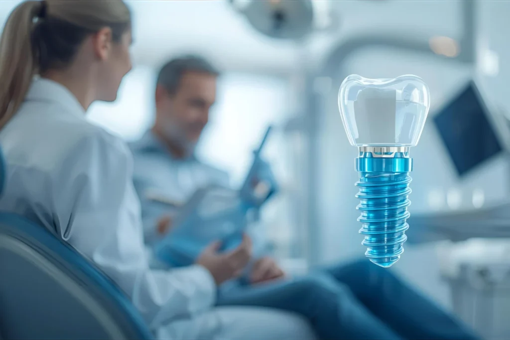 درد ایمپلنت دندان در کلینیک دندانپزشکی مدرن ایمپلنتولوژیست dental implant pain